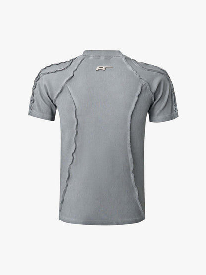 T-Shirt mit freiliegenden Nähten aus Wasteland Wash