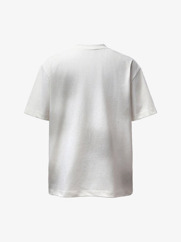 Heraldic Lion Acid-Wash Jersey T-Shirt 