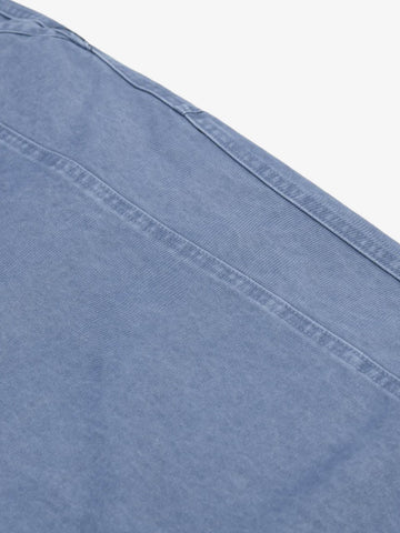 Drawstring Cuffs Curved Pleated Pants 