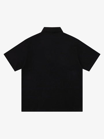 Stellar Embroidery Jersey Polo Shirt 