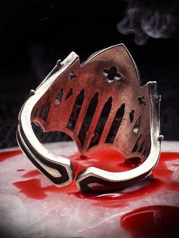 Gothic Armor Open Ring Adjustable 