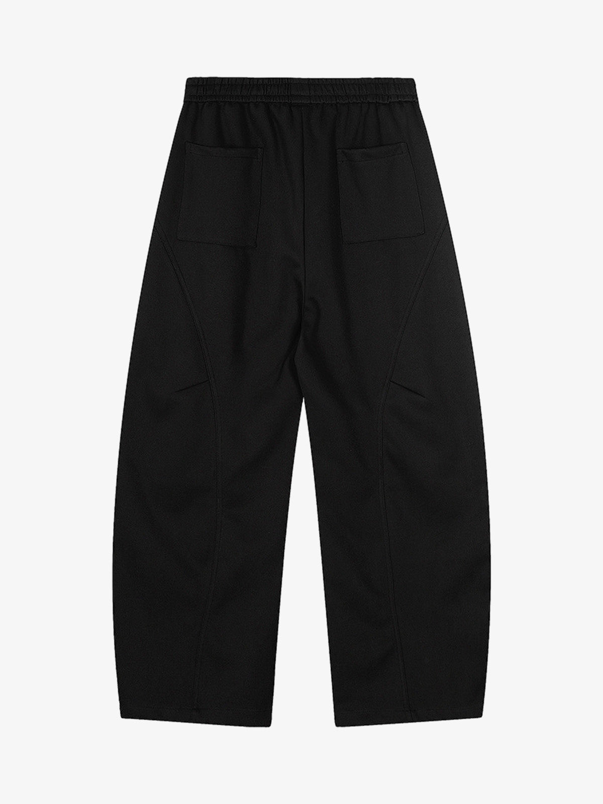 Riveted Pleated Drawstring Barrel Pants 