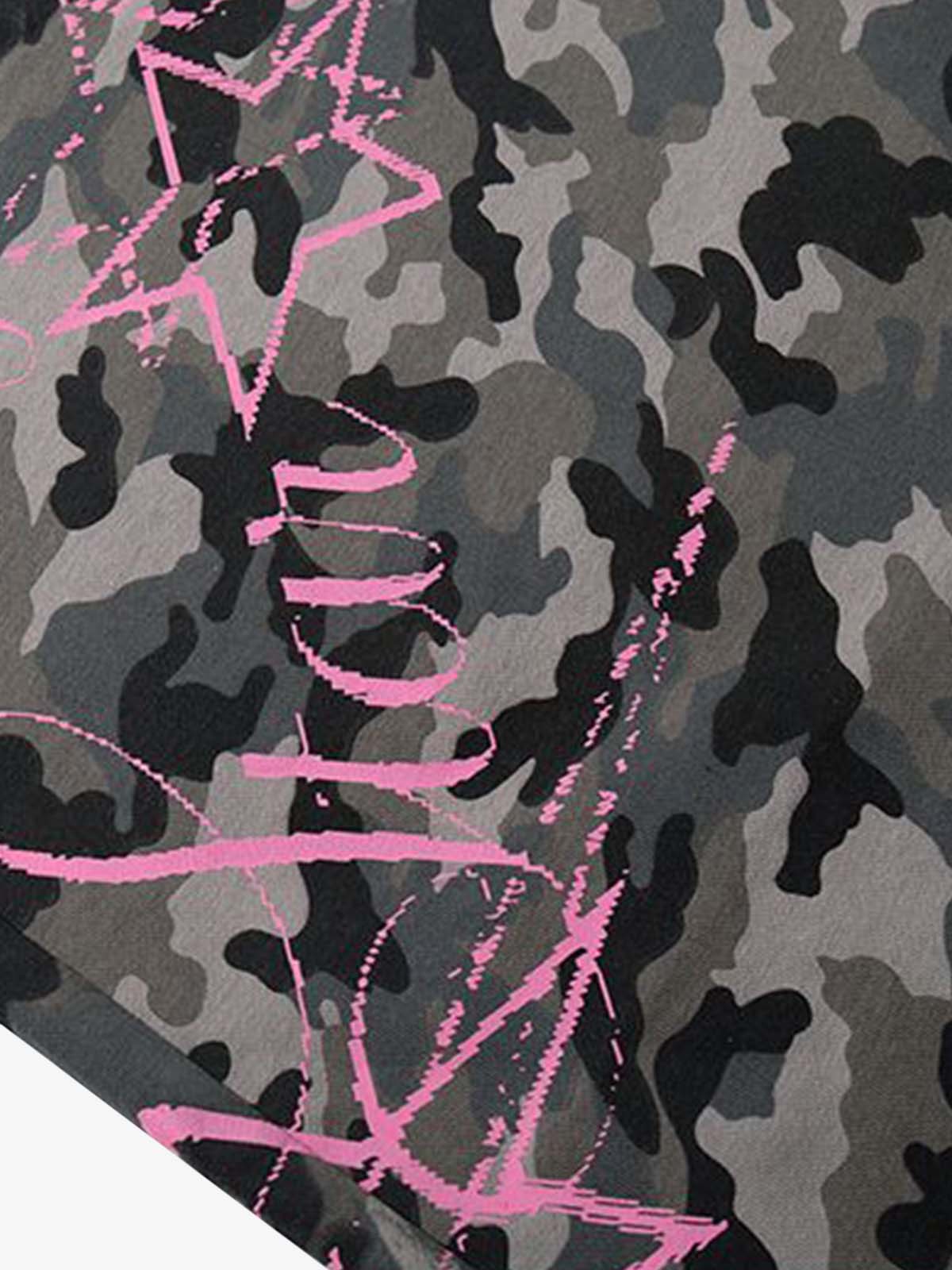 Y2K Camo Pink Print Barrel Sweatpants