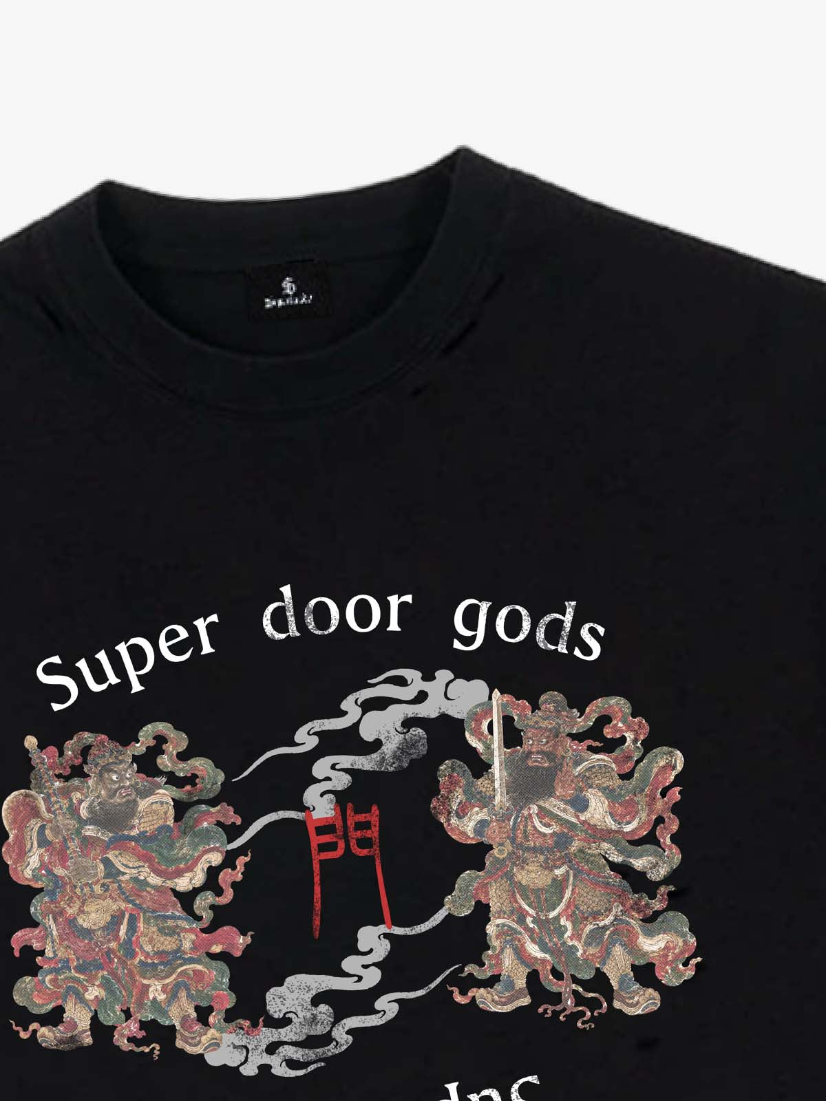 Embroidered Guardian Crop Tee