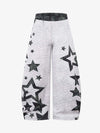 Camouflage Reversible Star Print Sweatpants 