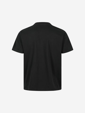 Oversize-T-Shirt mit Used-Look-Typografie im Rock-Stil
