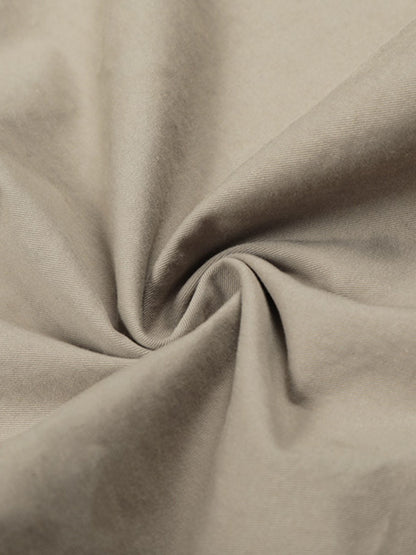 Drawstring Pleated Barrel Pants 