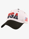 USA Bestickte zweifarbige Baseballkappe