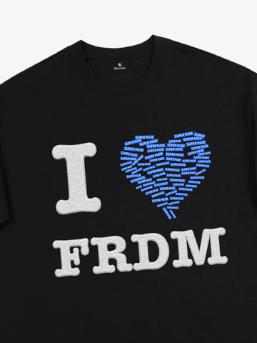 Embroidered Heart Graphic Tee