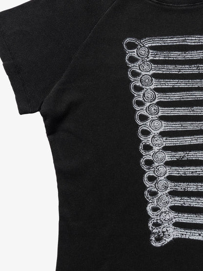 Geripptes Stricktop – Figurbetontes Basic-Teil aus Stretch-Baumwollmischung