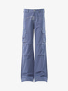 Vintage Cargohose mit Gürtelprint