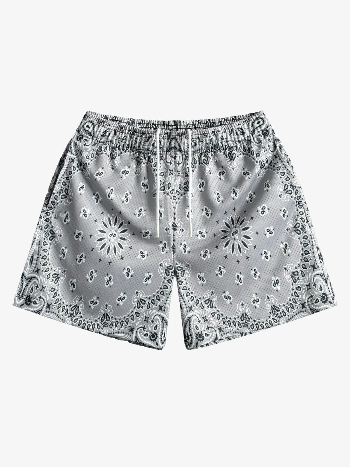 Sportshorts mit Paisley-Muster