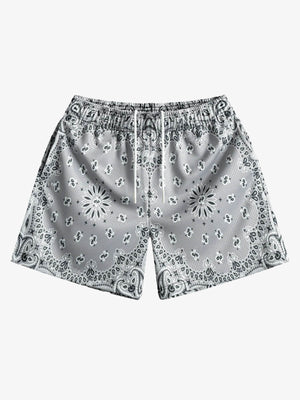 Sportshorts mit Paisley-Muster