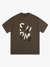 SPMD Letter Cable Graphic T-Shirt 