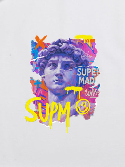 David Sculpture Vibrant Graffiti Art T-Shirt 