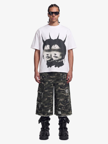 Surreales Zwillingsporträt-T-Shirt