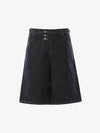 Asymmetrical Fly A-Line Shorts 