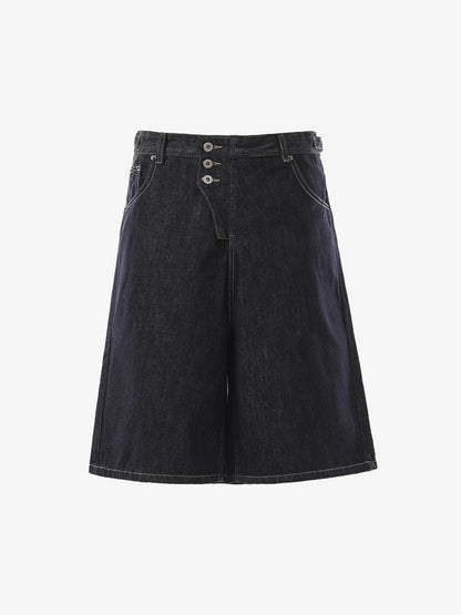 Asymmetrical Fly A-Line Shorts 