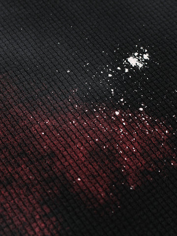 Textured Black T-Shirt – Relaxed Fit Short Sleeve Streetwear Tee