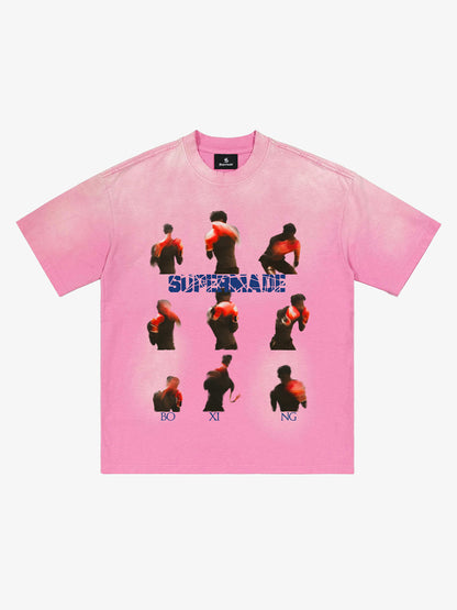 Washed Boxing Motion T-Shirt