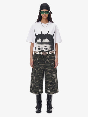 Surreales Zwillingsporträt-T-Shirt