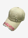 Baseballkappe mit gestickten Ziffern