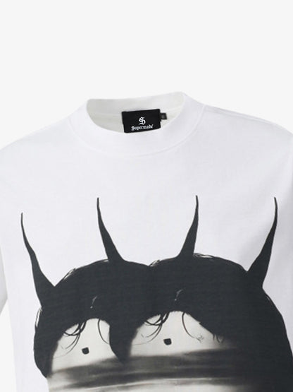 Surreales Zwillingsporträt-T-Shirt