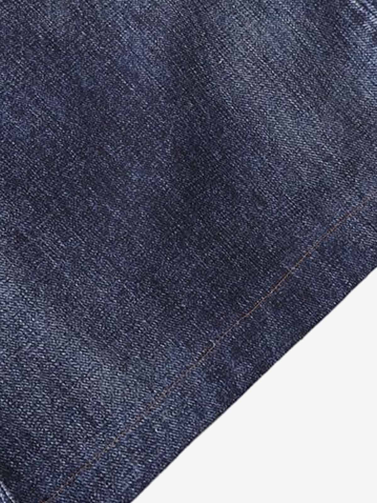 Washed Graffiti Patchwork Print Jeans 