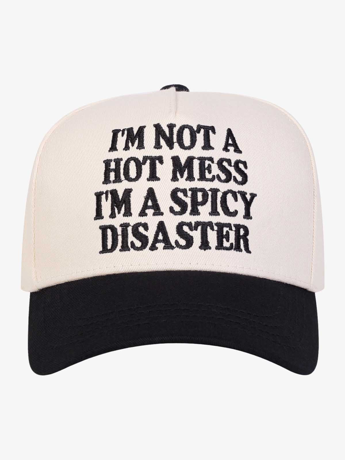 CottFunny Baseballkappe mit gesticktem Slogan und Kontrastbedruckung