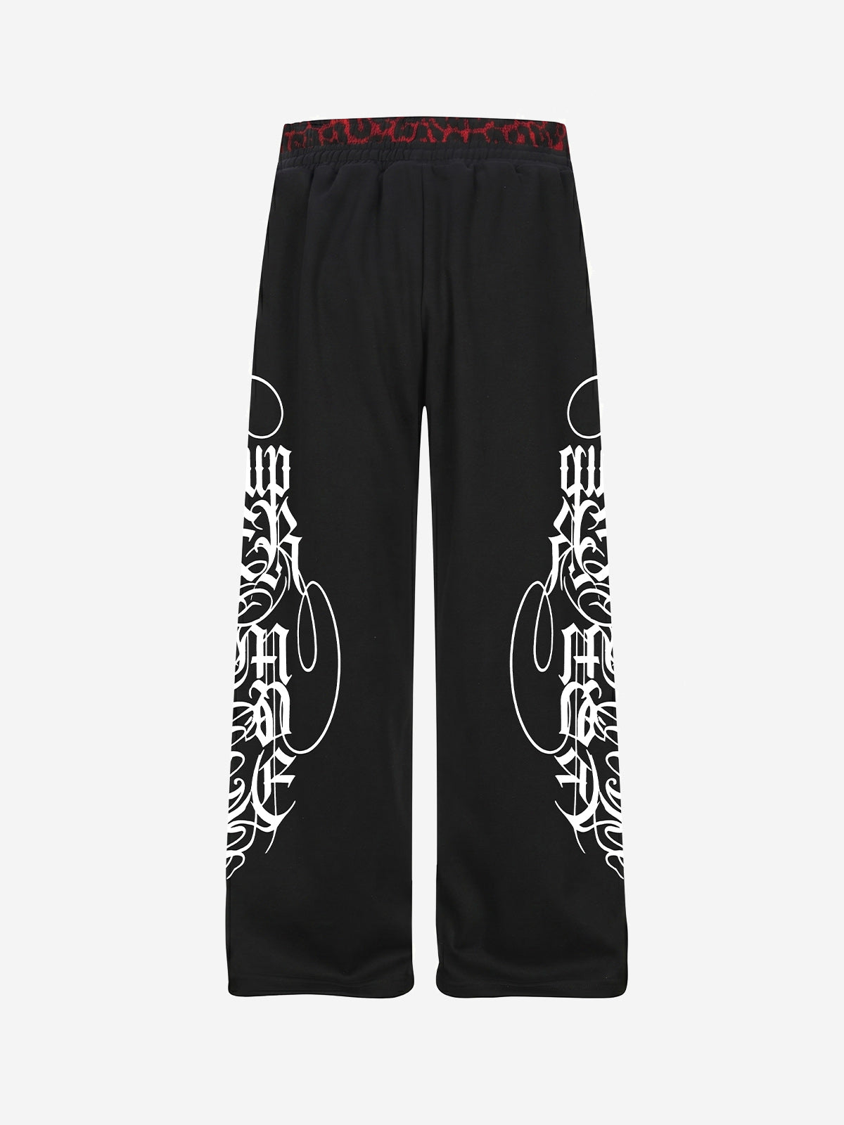 Contrast Leopard Patchwork Casual Pants