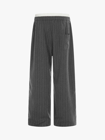 Retro Color-Blocked Striped Stand-Collar Tracksuit 