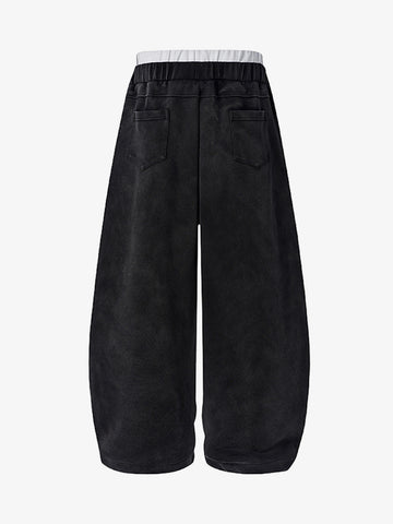 Soft Brushed Cotton Jogger Pants – Elastic Waistband Casual Sweatpants