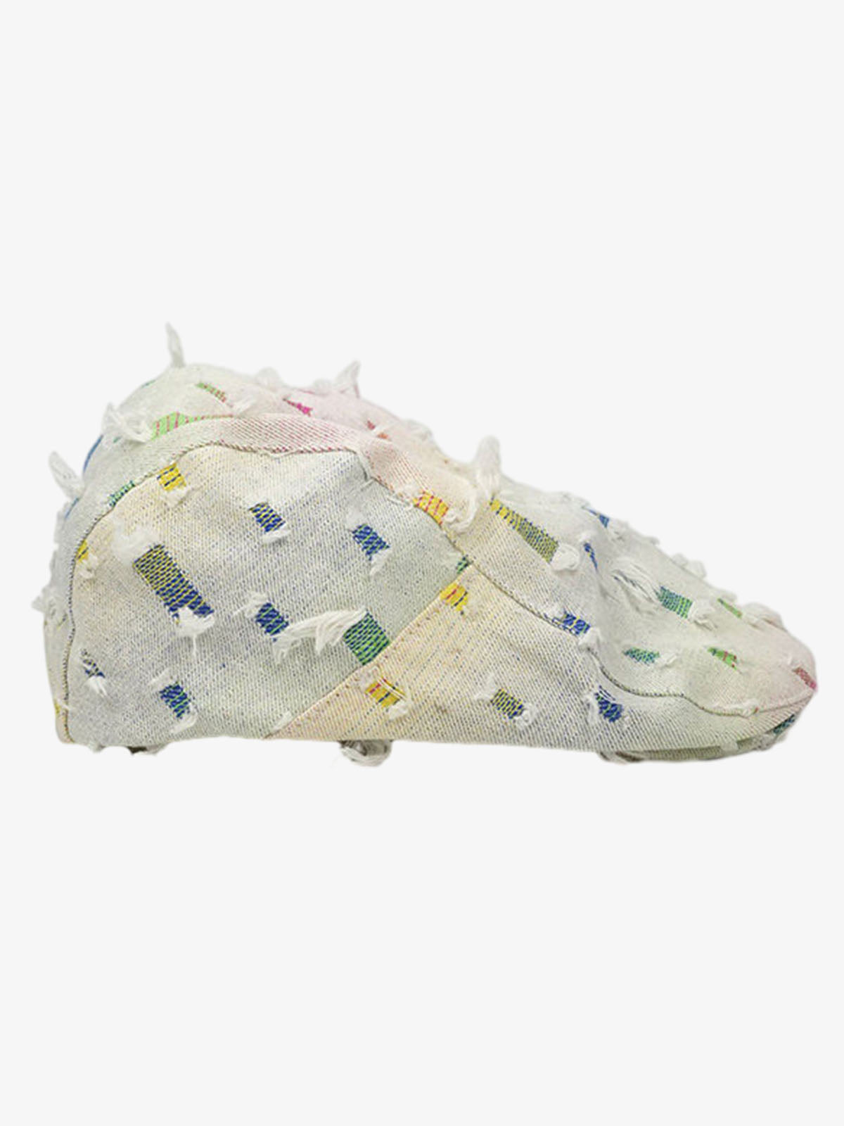 Distressed Rainbow Star Patchwork Flat Cap 
