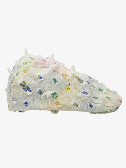 Distressed Rainbow Star Patchwork Flat Cap 