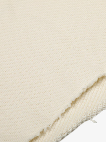 Raw Hem Clean-Fit Crew Neck Pullover 