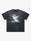 Washed Spray Graphic T-Shirt 