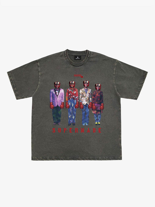 Vintage Box-Grafik-T-Shirt