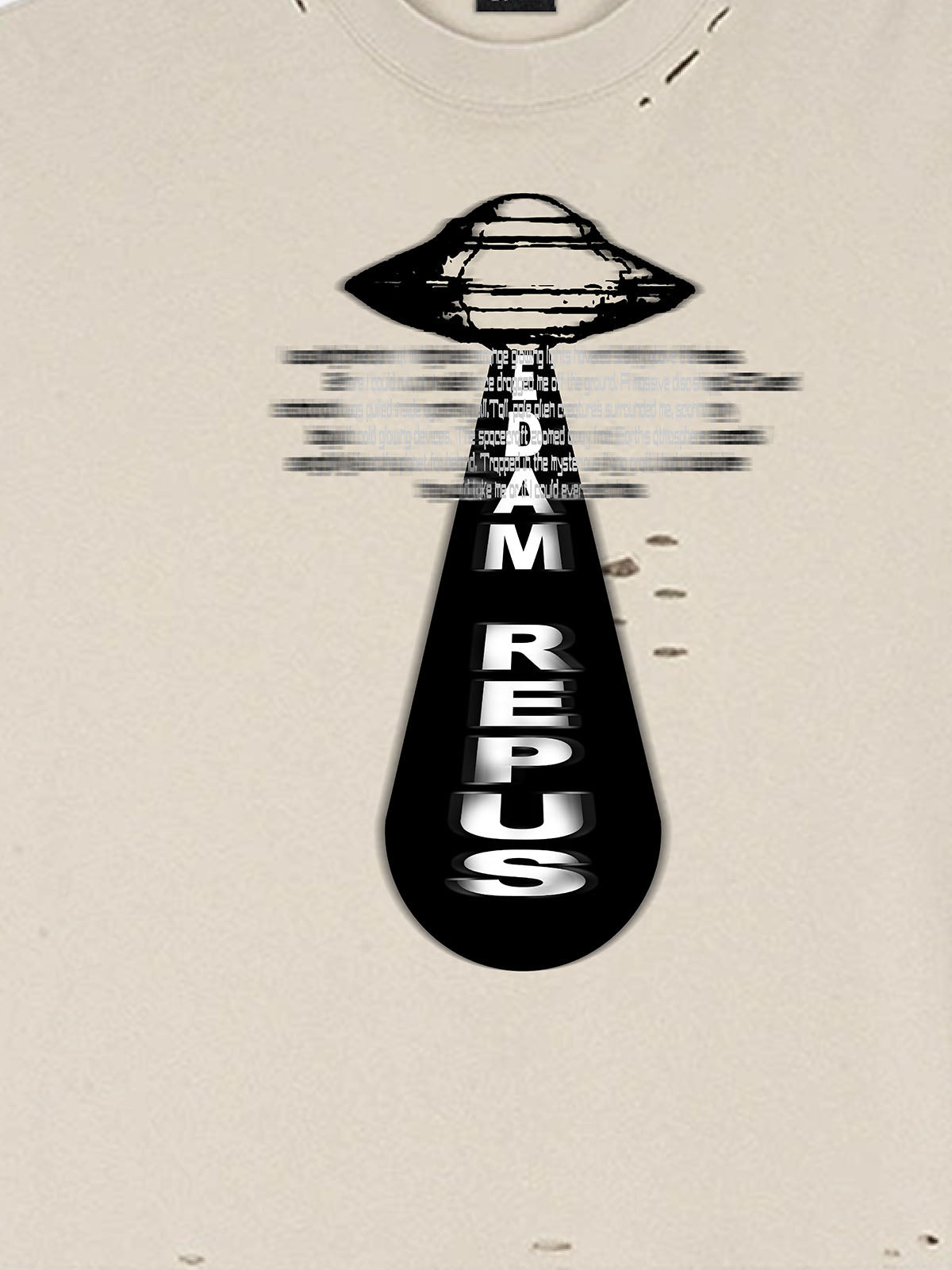UFO Graphic Crop Tee