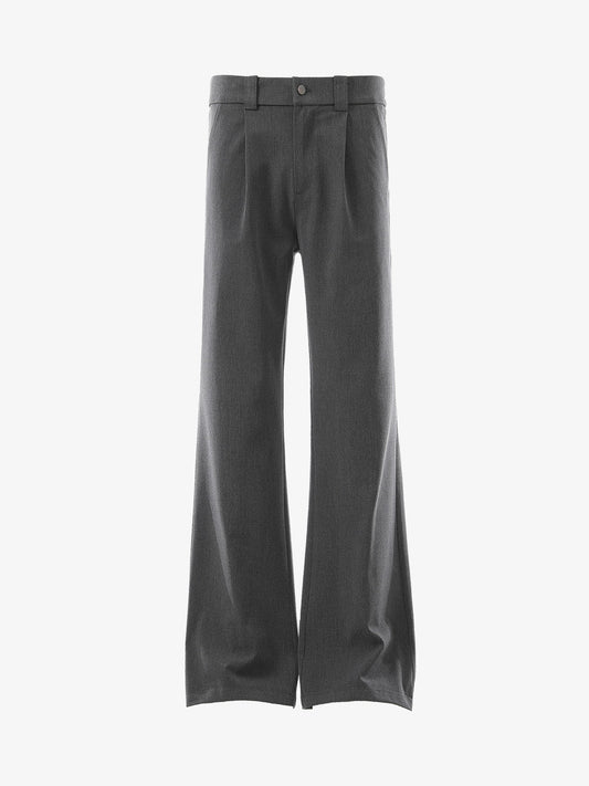 Minimalistisch drapierte, maßgeschneiderte Hose
