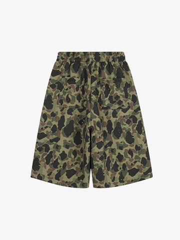 Camo Cargo Shorts – Loose Fit Cotton Blend Summer Streetwear Shorts