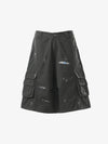 Vintage-Cargoshorts mit vielen Taschen und weitem Bein im Used-Look