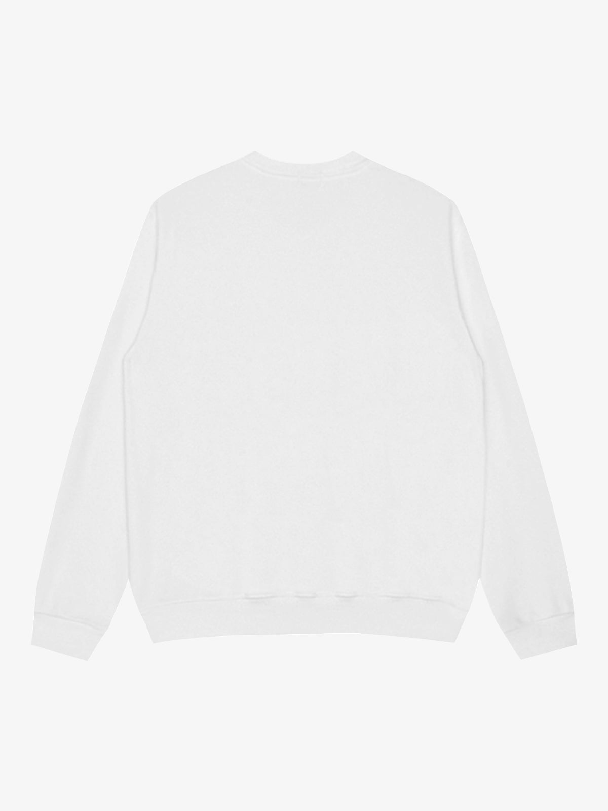 Thesupermade Street Contrast Design Letter Print Round Neck Sweatshirt 