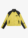 Original Contrast Color Leather Jacket - 2565 