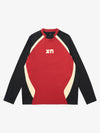 Original Retro Contrast Color Long-Sleeved T-Shirt 