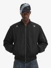 Vintage Graphic Star Embroidered Bomber Jacket 