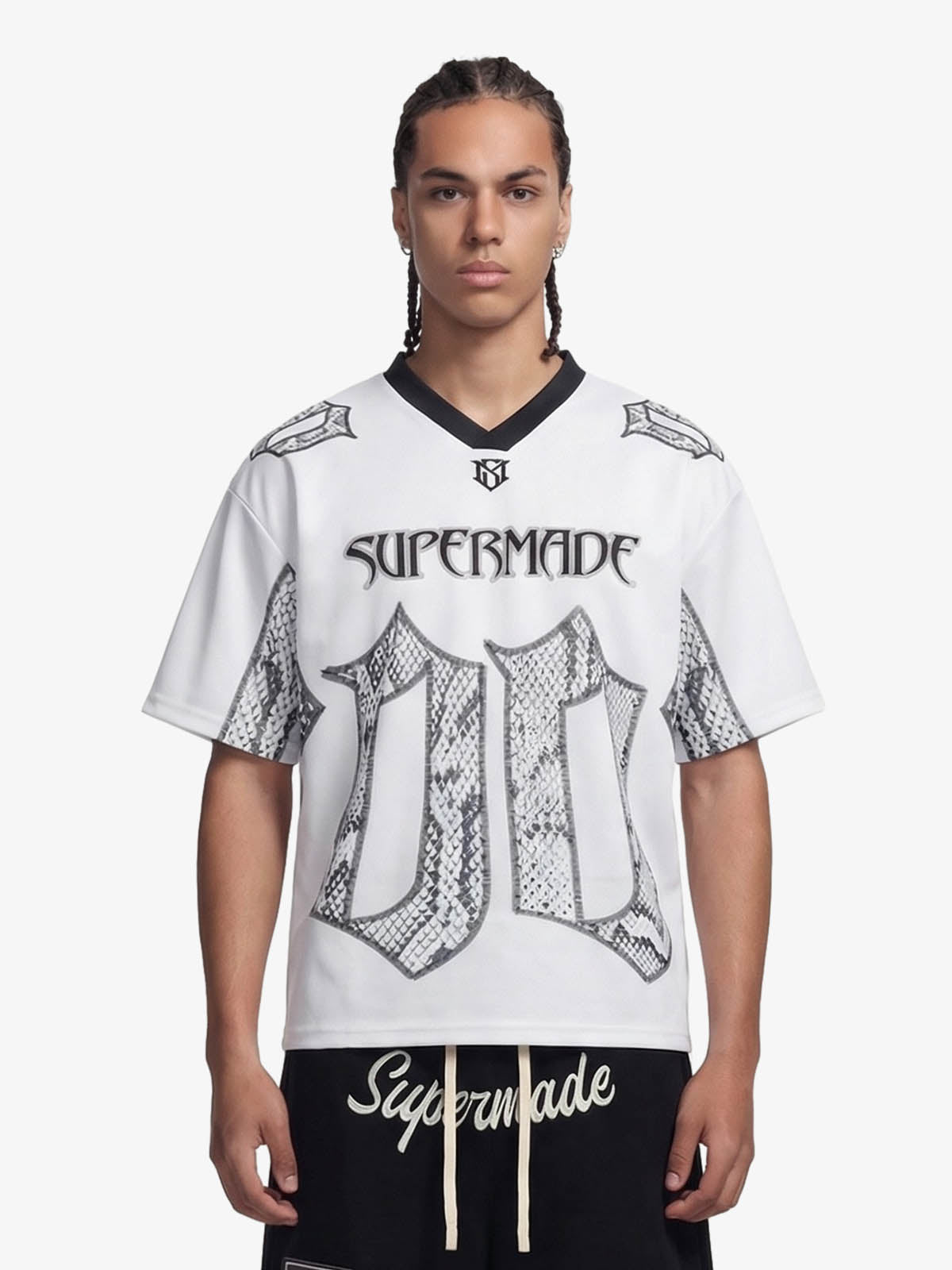 Jersey Style Snake Print T-Shirt - 2418 