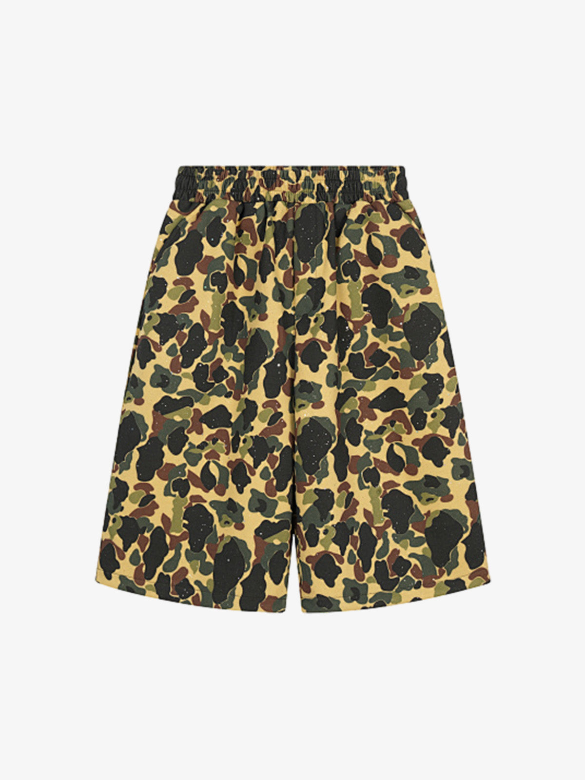 Camo Cargo Shorts – Loose Fit Cotton Blend Summer Streetwear Shorts