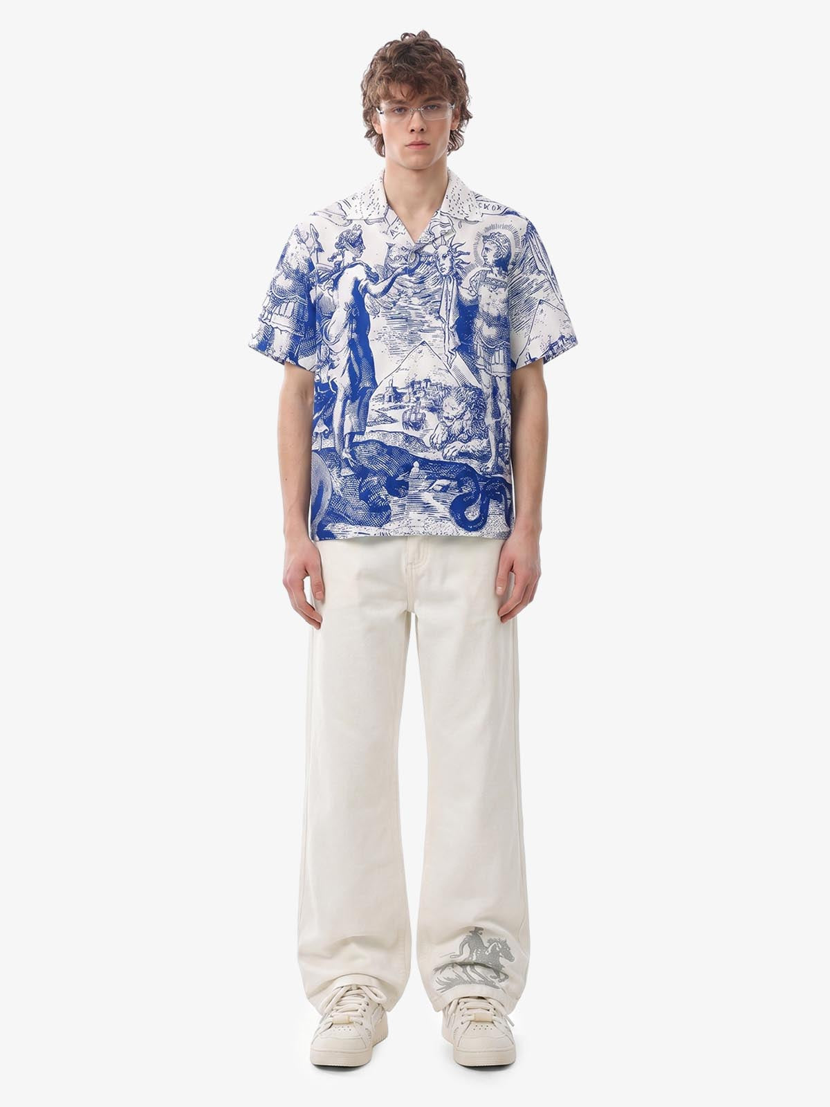 Mythologisches Grafik-Hawaiihemd