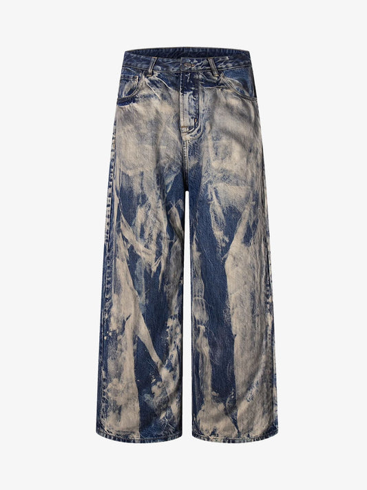 Vintage Acid Wash Tie-Dye Jeans 
