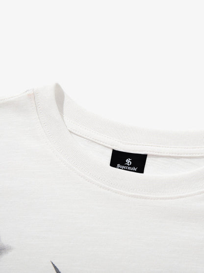 Abstract Portrait Star Graphic T-Shirt 